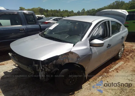 2017 Nissan Versa Sedan S Plus z USA, uszkodzony, nr VIN 3N1CN7APXHL902966